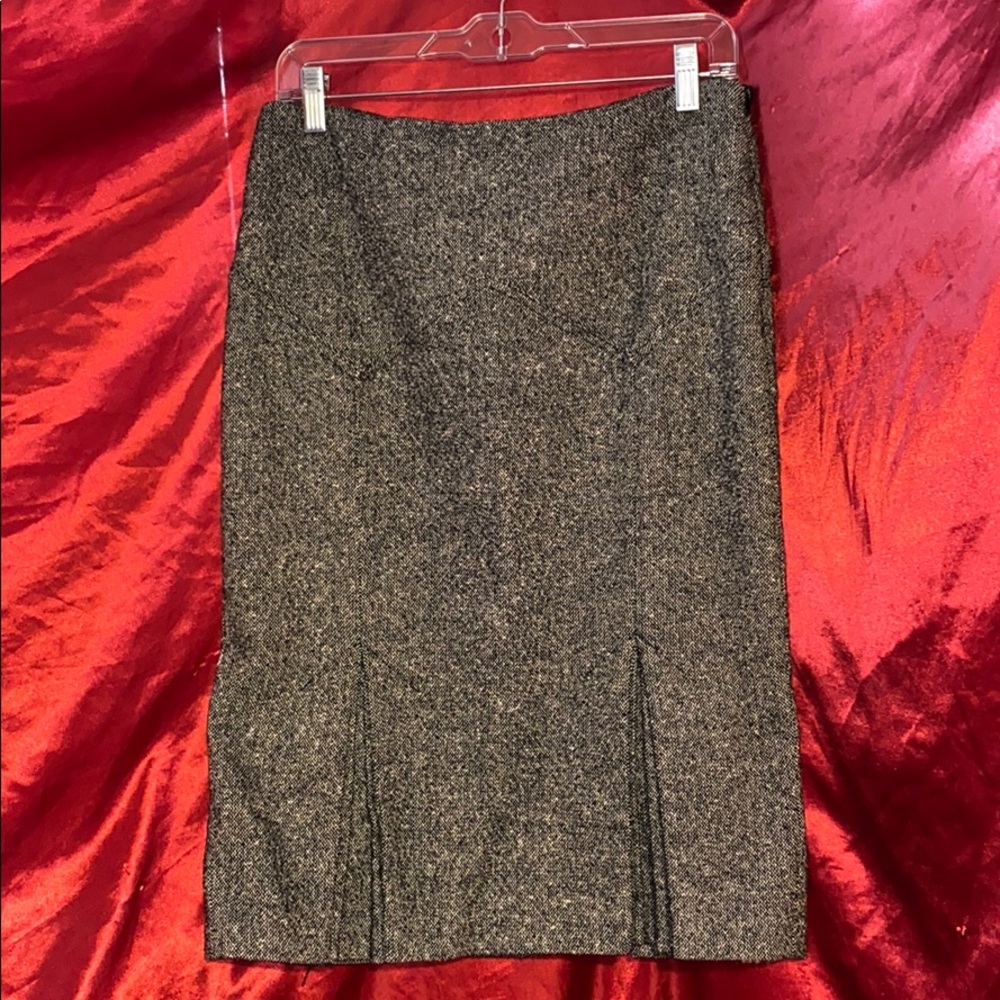 Body by Victoria Gray Knit Knee Length Dress Skirt
